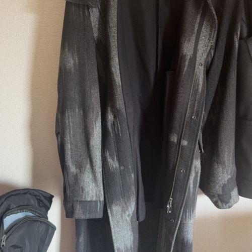 S'YTE 24aw CAMOUFLAGE TWEED MODS COAT