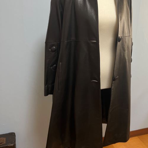 KASUGA レザーロングコート