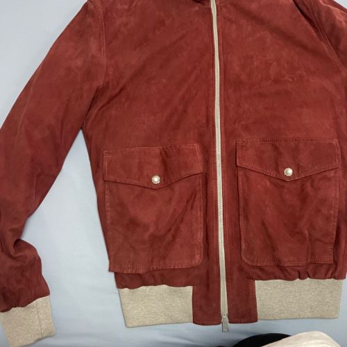 BARBA スエードボンバージャケット