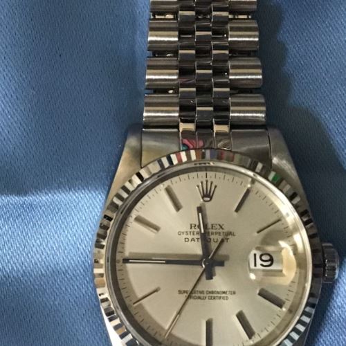 デイトジャスト　ホワイトゴールド　バーインデックス