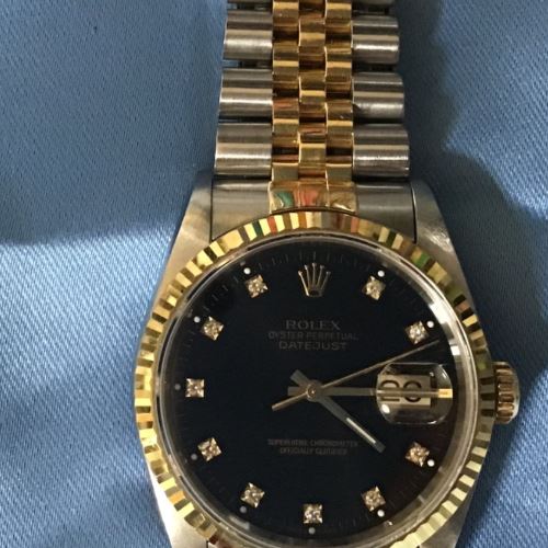 デイトジャスト　コンビ　10Pダイヤ　BK