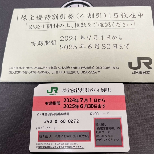 JR東日本株主優待券