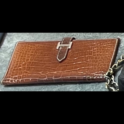 エルメス ベアン クロコ 財布