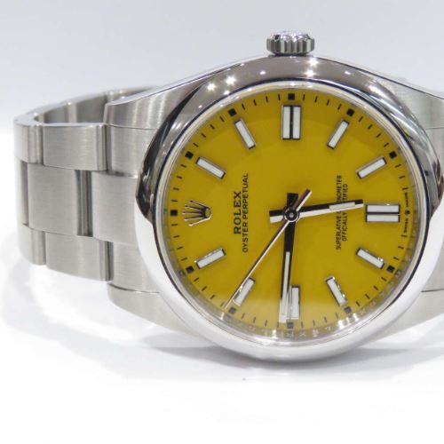 ROLEX オイスターパーペチュアル41 124300 イエロー SS