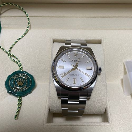 オイスターパーペチュアル41 シルバー文字盤