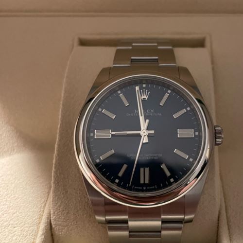 オイスターパーペチュアル41 124300 ブライトブルー