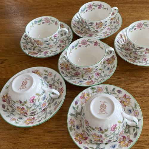 ミントンコーヒーカップ六客