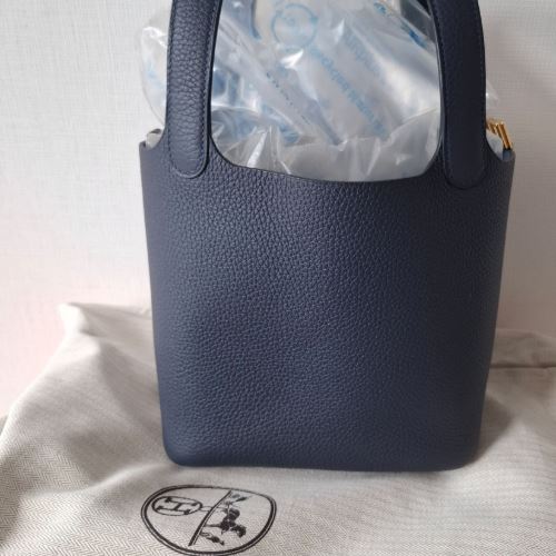 ピコタンロック 18 ブルーヌイ トリオンクレマンス ゴールド金具 k刻印