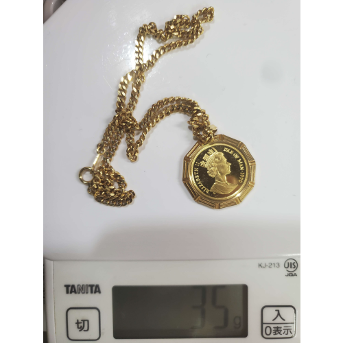 K18 ネックレスの画像