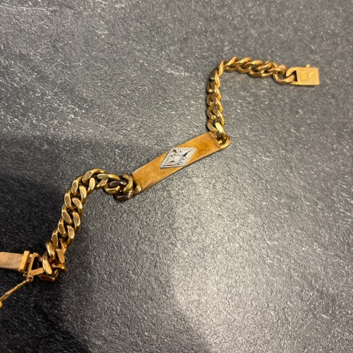 K18 ゴールドブレスレットの画像