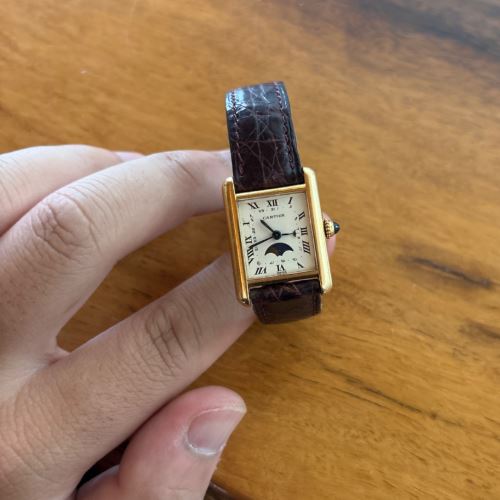 カルティエ タンク Tank Louis Cartier クォーツ 18k