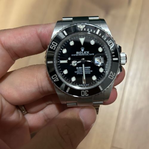 サブマリーナーデイト　黒文字