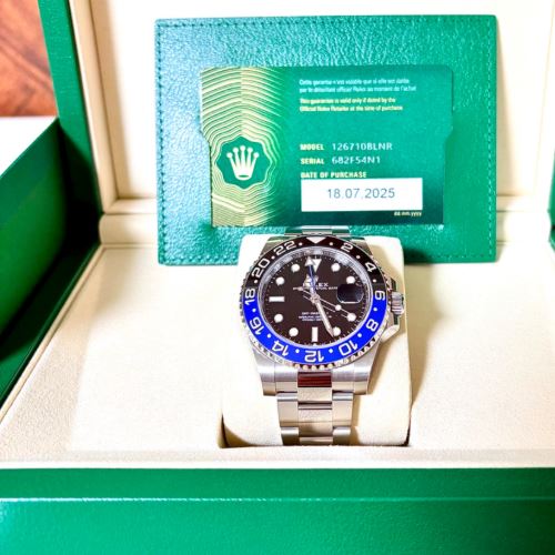 GMTマスターII 126710BLNR オイスターブレス