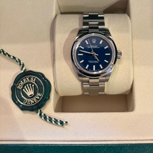 オイスターパーペチュアル 28ブルー