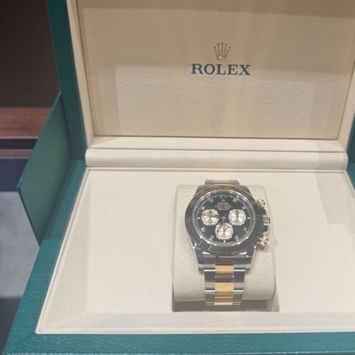 コスモグラフ デイトナ オイスター、40 mm、オイスタースチール＆イエローゴー