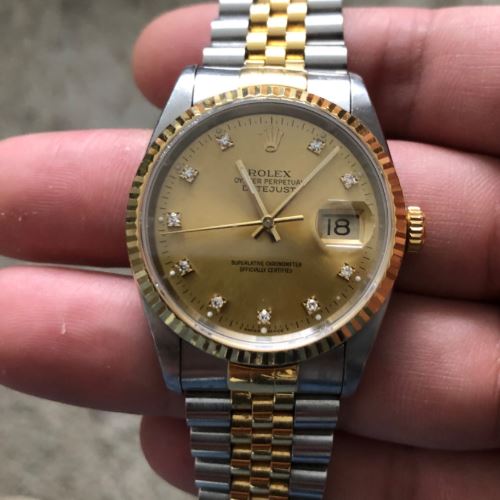 ロレックス デイトジャスト 41mmオイスタースチール&イエローゴールド