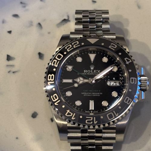 ロレックス GMTマスター GMTマスターII 126710GRNR [ジュビリーブレスレット ブラック