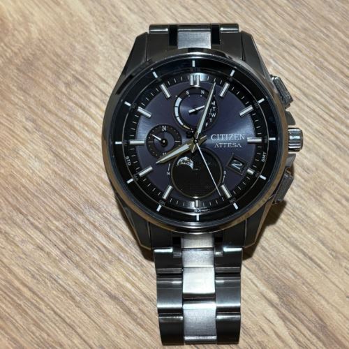 シチズン　アテッサTI 黒文字盤