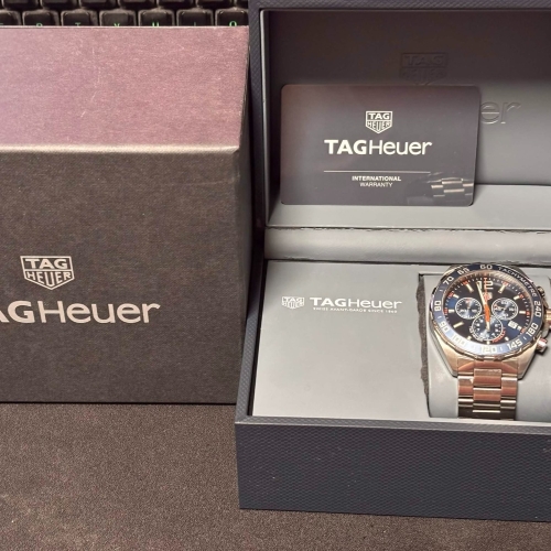 タグ・ホイヤー F1 クロノグラフ 43mm クォーツ ブルー