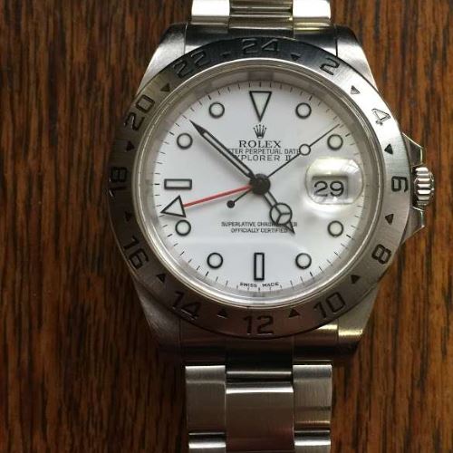 ロレックス エクスプローラー 16570　ホワイト