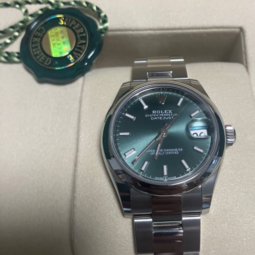 デイトジャスト31 ミントグリーン