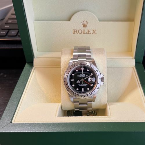 ロレックス エクスプローラー エクスプローラー2 16570 黒文字盤 2009年