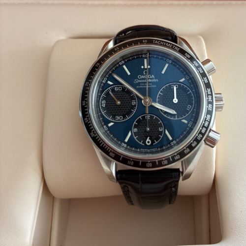 オメガ スピードマスター レーシング ブルー
