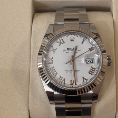 デイトジャスト　41ミリ　オイスタースチール&ホワイトゴールド