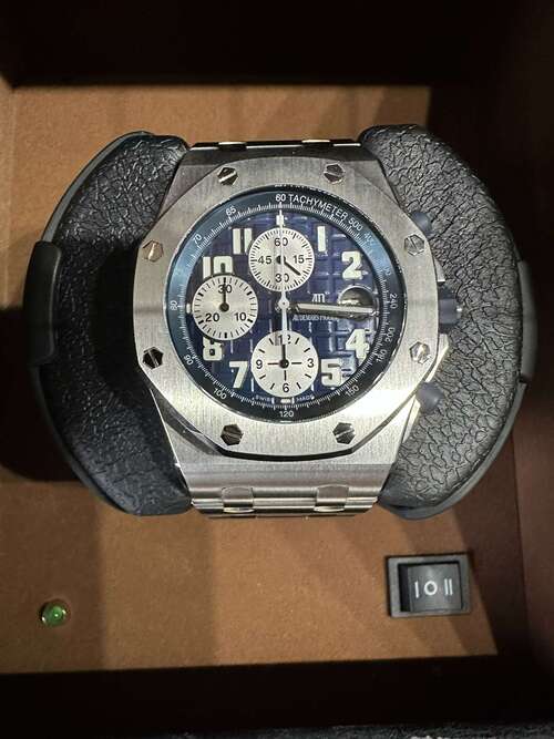 オーデマピゲ ロイヤルオークオフショア オーデマ ピゲ AUDEMARS PIGUET 25721ST.OO.1000ST.09 ロイヤルオーク オフショア クロノグラフ ブルー