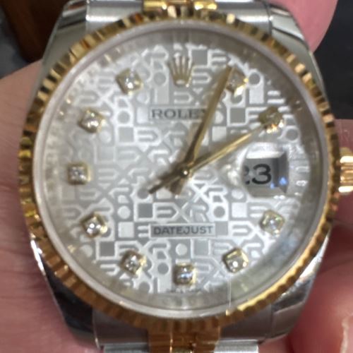 ロレックス デイトジャスト R116233G D番