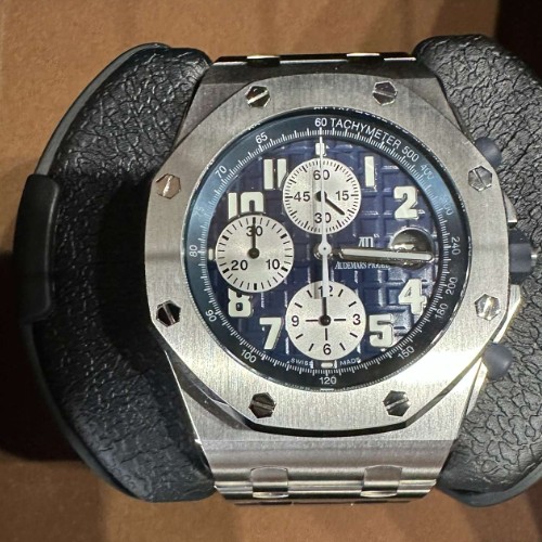 オーデマピゲ ロイヤルオークオフショア オーデマ ピゲ AUDEMARS PIGUET 25721ST.OO.1000ST.09 ロイヤルオーク オフショア クロノグラフ ブルー
