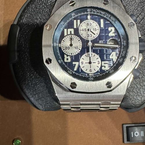 オーデマピゲ ロイヤルオークオフショア オーデマ ピゲ AUDEMARS PIGUET 25721ST.OO.1000ST.09 ロイヤルオーク オフショア クロノグラフ ブルー