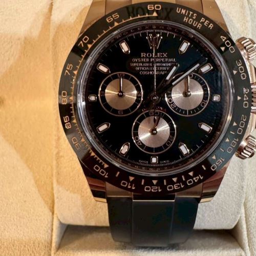 ロレックス コスモグラフ デイトナ ブラック × ピンク