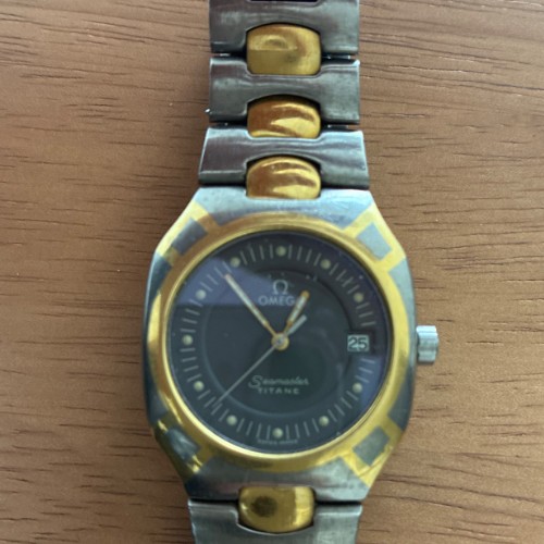 ◆オメガ◆シーマスター◆ポラリス◆パラジウム◆チタン◆メンズ◆クオーツ◆R-S