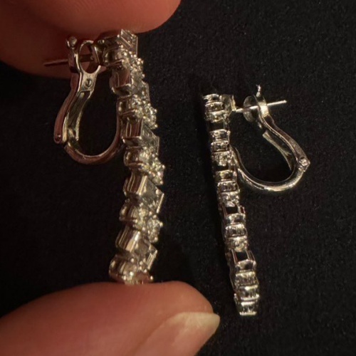 カルティエ ピアス ダイヤモンドの画像