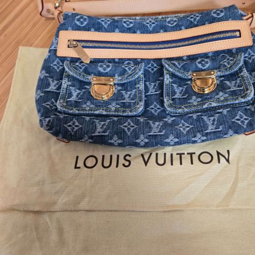 モノグラム　デニム