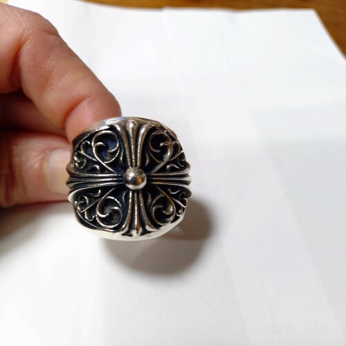 クロムハーツ クラシックオーバルクロス リング