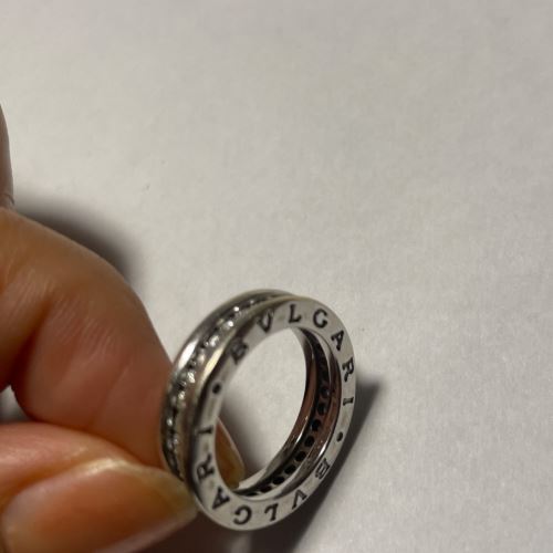 ブルガリ　ビーゼロワン　プラチナ　ダイヤ