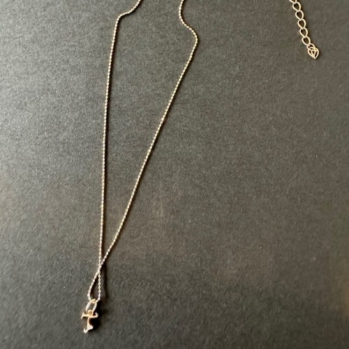 agete アガット　イニシャルネックレス