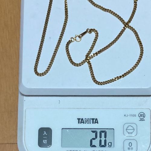 18Kネックレス　20グラム