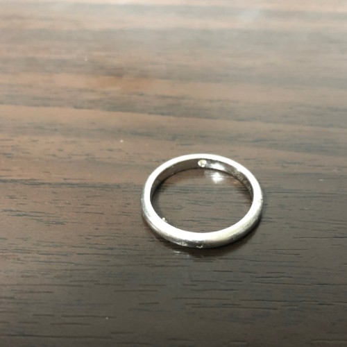 ショーメ　結婚指輪　サイズ２２号（62）　内側ダイヤ有り