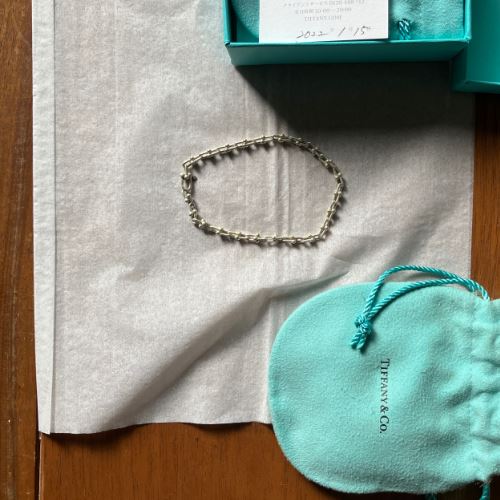 ティファニー　ハードウェア　マイクロリンクブレスレット