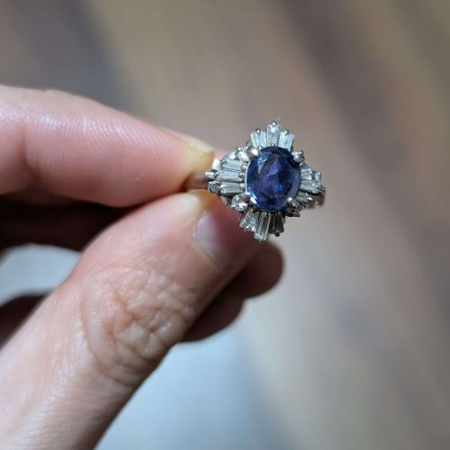 サファイア指輪