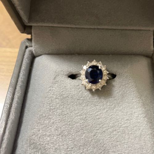 サファイア指輪