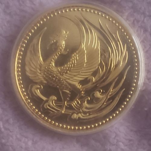 平成2年 天皇陛下御即位記念１０万円金貨（30ｇ）