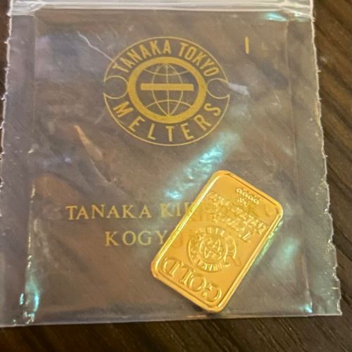 田中貴金属 999.9刻印 プレート5g