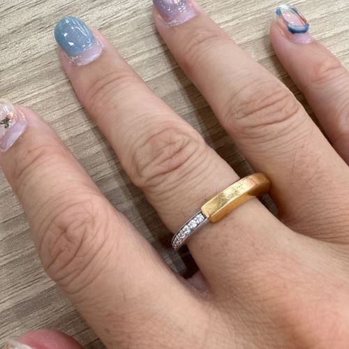 ロック　バイカラー