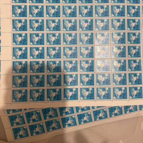 110円切手100枚