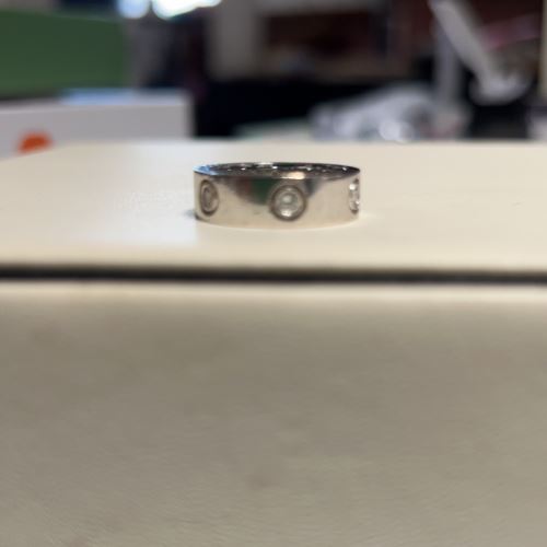 ラブリング　ホワイトゴールド