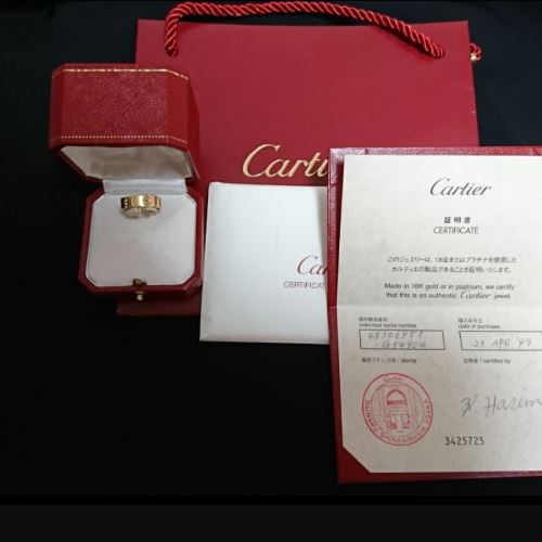 カルティエラブリング ホワイトゴールド